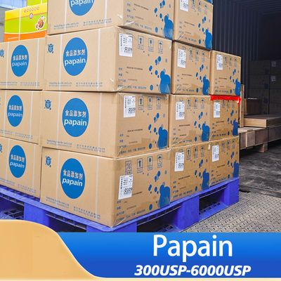 6000usp Carica Papaya Proteolytic Enzymes Enzyme Activity Can Be Customized