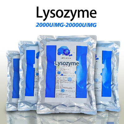 Pharmaceutical Grade Lysozyme Enzyme 20000U/MG Customized Food Grade