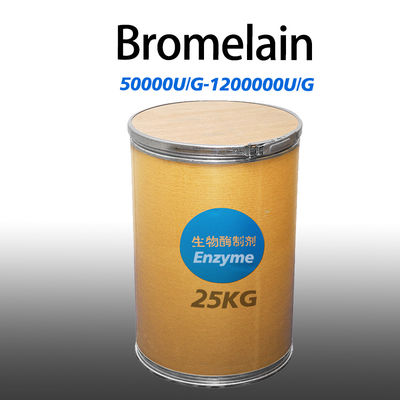 Water Soluble Protease Proteinase 2400GDU Bromelain Manufacturer Light Yellow Powder