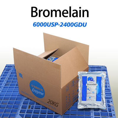 Food Grade Quercetin And Bromelain 2400GDU Bromelain Powder CAS Number 9001-00-7