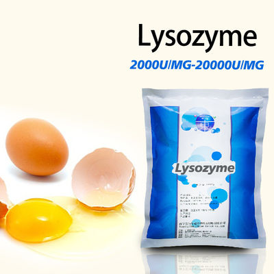 lysozyme extraction from egg white 20000U/MG For Food Preservation Medicine feed