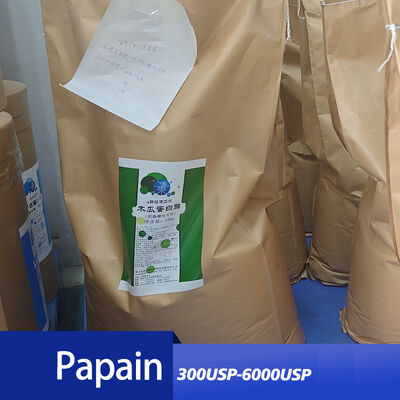 crude papain 50TU/MG-1000TU/MG use in industry of food and medicine raw 