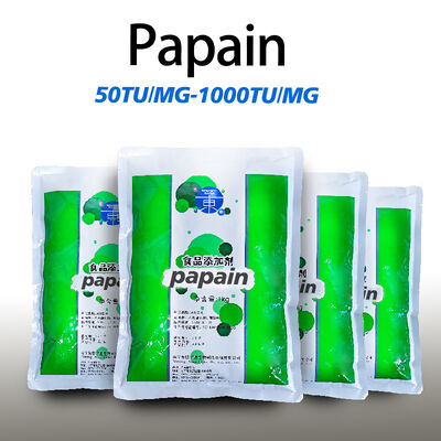 Papaya extract enzyme use in industry of food Enzyme activity can be customized