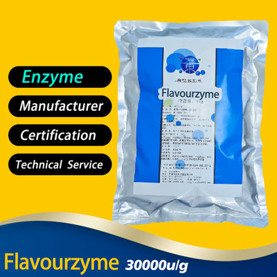 30000u Flavor Enzymes Protease Manufacturers Providing Enzyme Preparation Sample Customizing Enzyme Activity Specifications