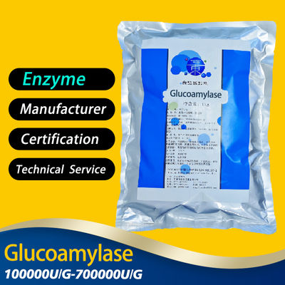 Alpha Amylase And Glucoamylase 100000U/G-1000000U/G Customized Enzyme Activity