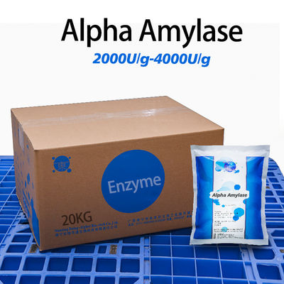 4000U/G Alpha Amylase In Food Industry Alpha Amylase Light White Powder