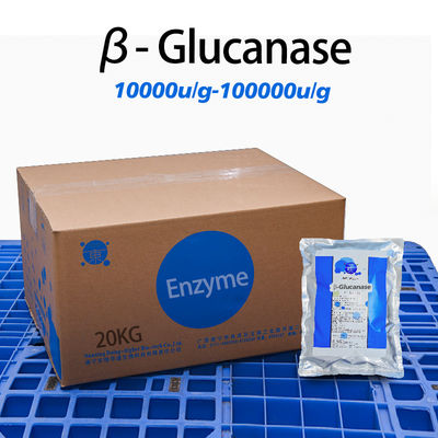 10000U/G-100000U/G β Glucanase Enzyme Soluble In Water White Powder