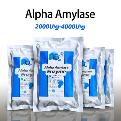 4000u/G Alpha Amylase Powder Water Soluble Customized Enzyme Activity
