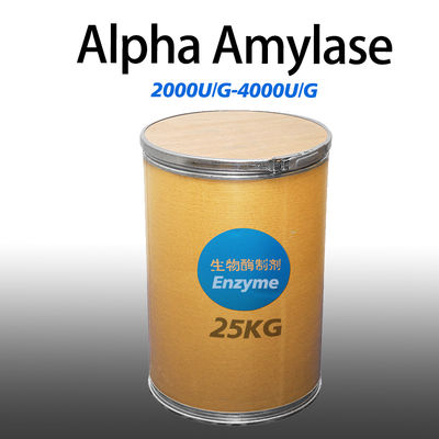 bacterial alpha amylase 4000U/G Used for food, alcohol and textiles customizing enzyme activity specifications