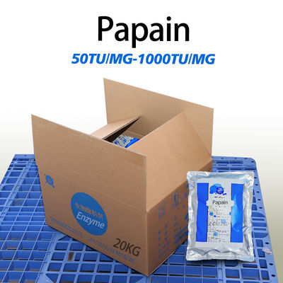 Papaya Papain Enzyme 300USP-6000USP For Protein Feed And Medicine