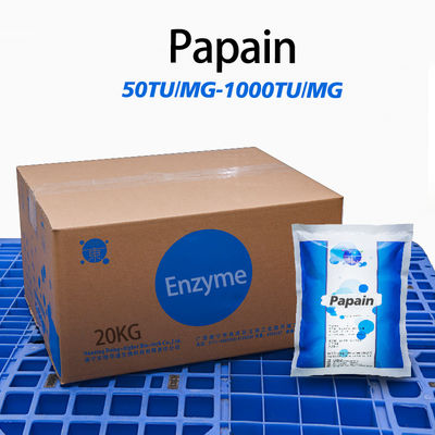 Papain From Papaya 50TU/MG-1000TU/MG For Protein Feed And Medicine Customizing Enzyme Activity