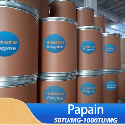 Food Production Papain Enzymes 300USP-6000USP Protease Powder Raw Material