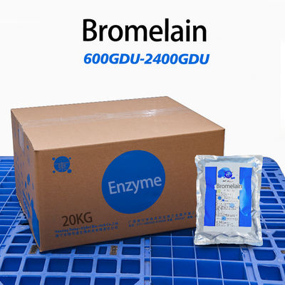 Food Grade Bromelain Gluten 2400GDU Bromelain Powder For Protein Hydrolysis
