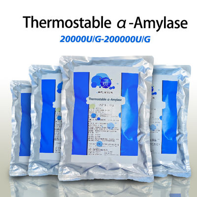 White Powder High Amylase Starch 200000u/G Thermostable Alpha Amylase