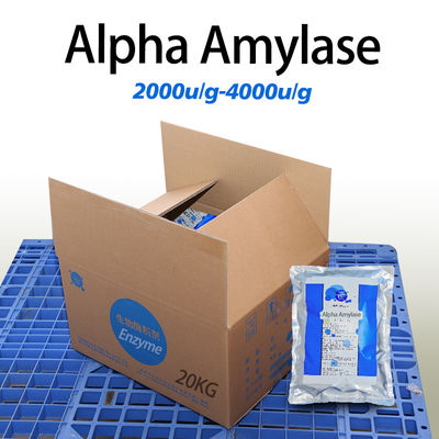 4000U/G Light White Alpha Amylase Powder Customized Enzyme Activity