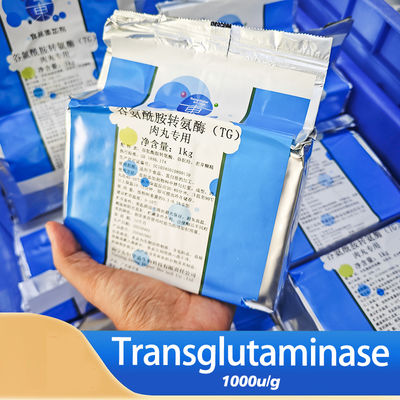 1000u Glutamine Transaminase In Food Transglutaminase Enzyme For Bacon sausage ham sausage