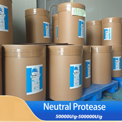 Food grade neutral protease enzyme for protein hydrolyzate providing enzyme preparation sample